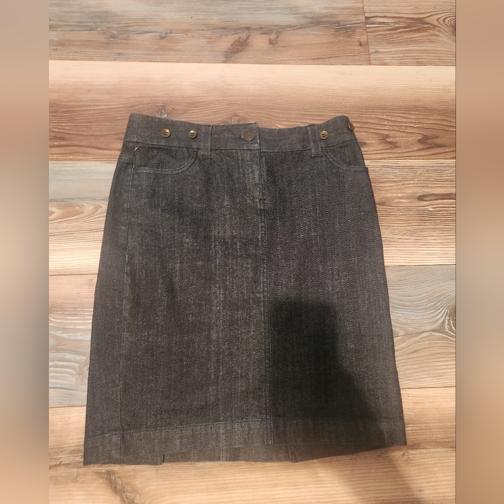 Vintage J. Crew Denim Skirt Size 8